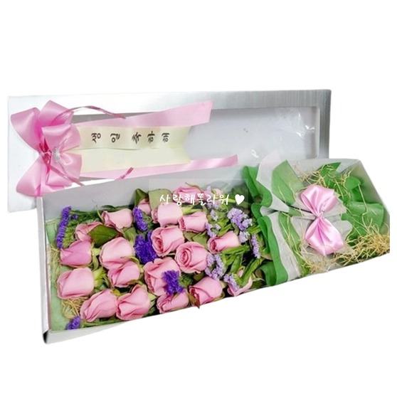 핑크장미꽃상자2